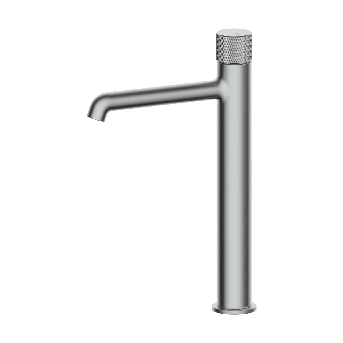 Grifo de lavabo extra alto Stillo Hades volante Cold Open apariencia acero inoxidable con aireador