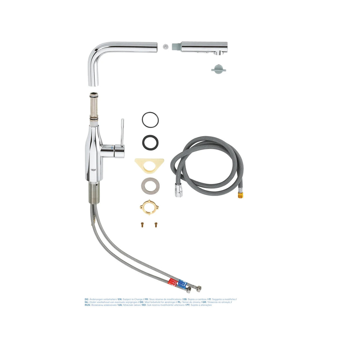 Grifo de cocina Grohe Essence extra alta