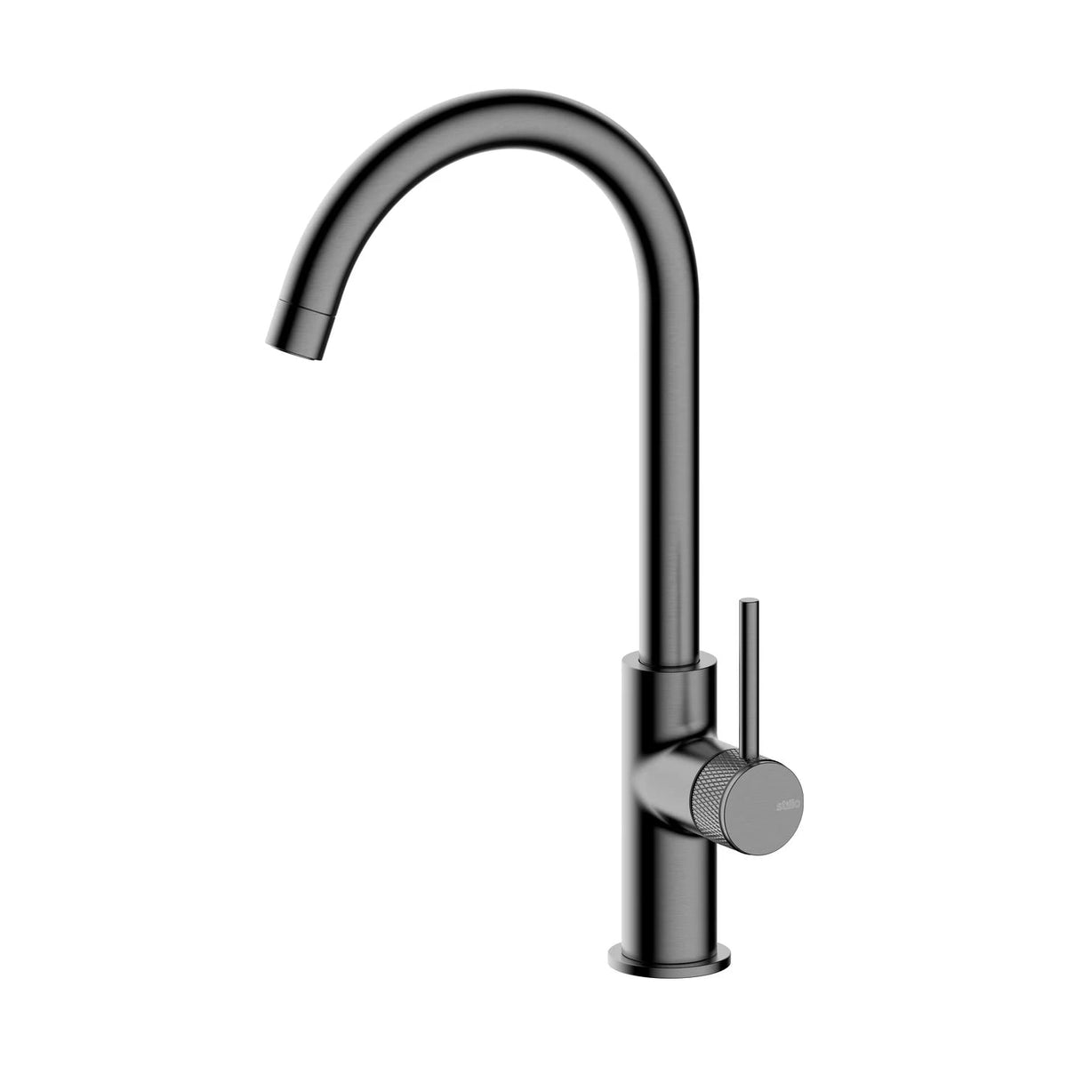 Grifería de fregadero Stillo Hades extra alta monomando 1 jet gun metal moleteado