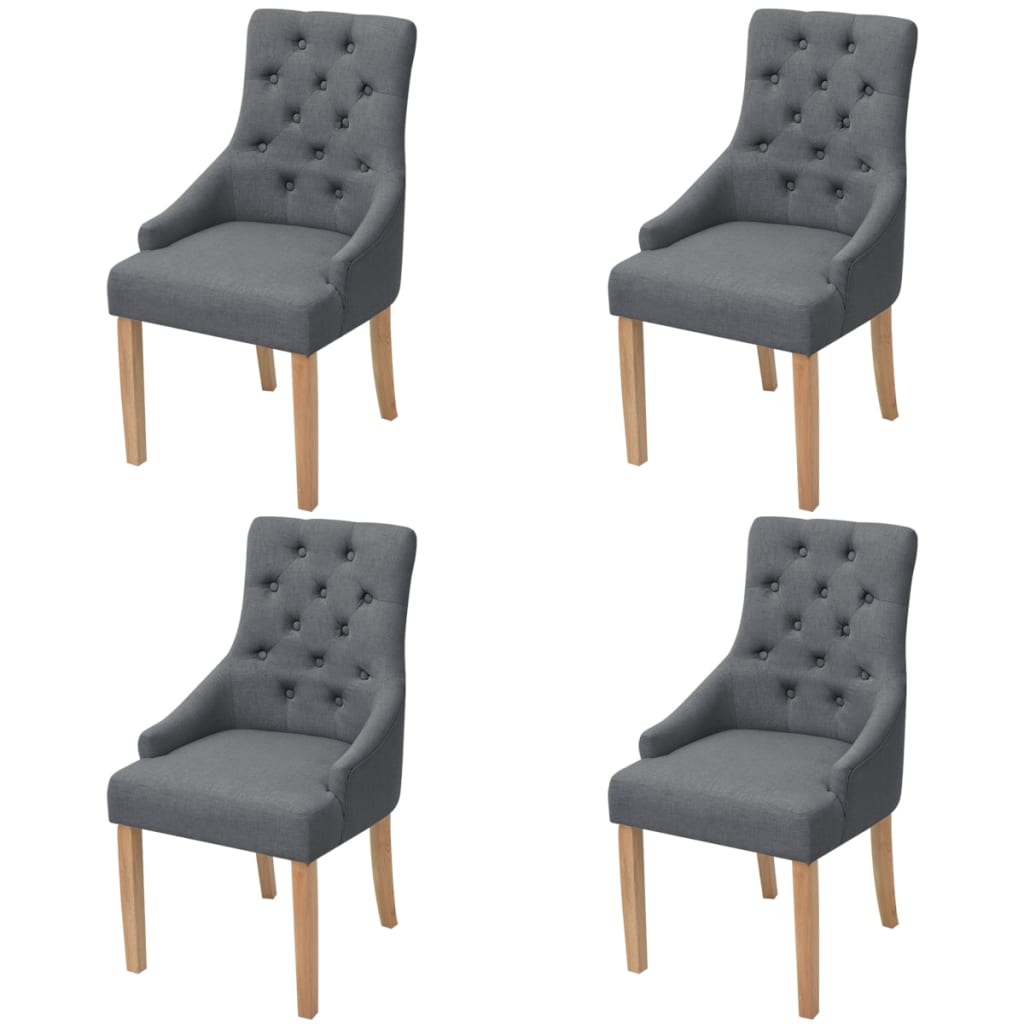 Sillas De Comedor 2 Unidades Tela