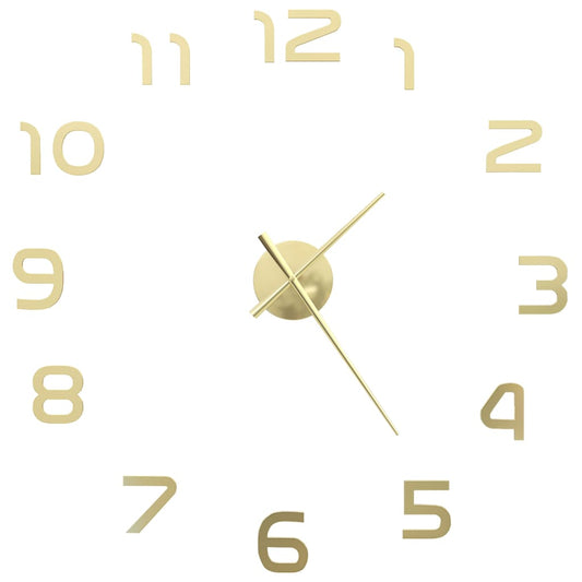 Reloj De Pared 3D Con Diseño Moderno 100 Cm Xxl