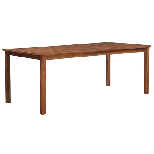 Mesa De Jardín Madera Maciza De Acacia