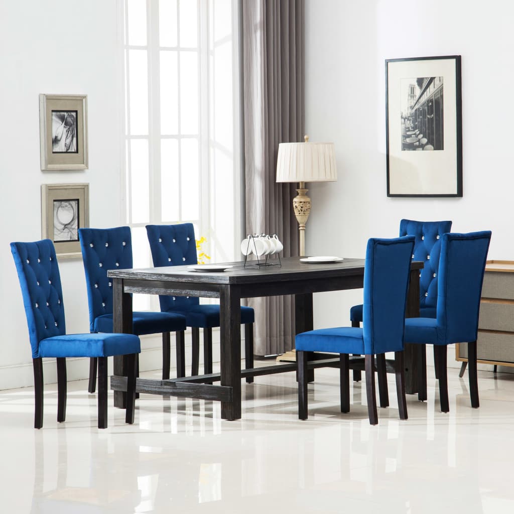 Sillas De Comedor 4 Unidades Terciopelo