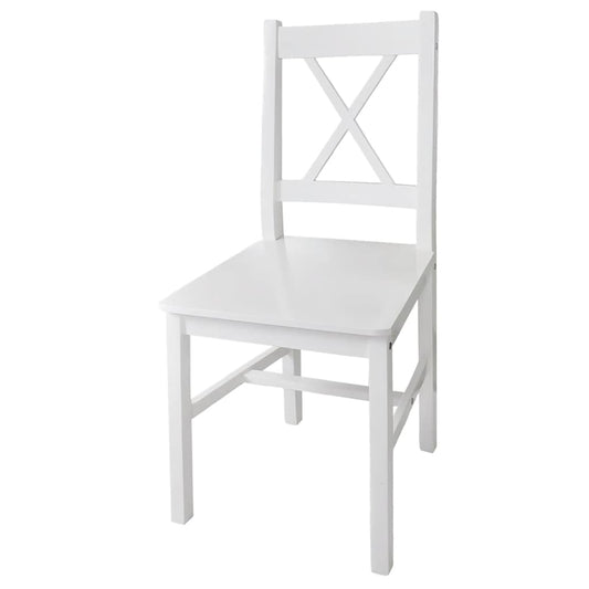 Sillas De Comedor 4 Unidades Madera De Pino