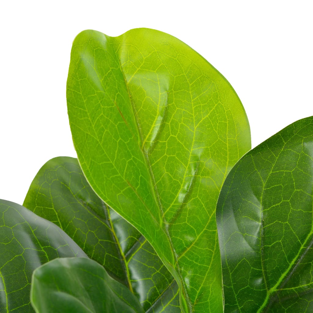 Planta Artificial Ficus Con Macetero Verde