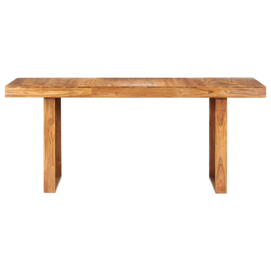 Mesa De Comedor De Madera Maciza De Acacia 180X90X75 Cm