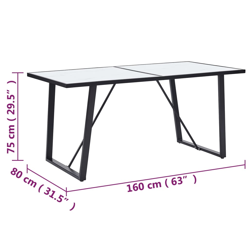 Mesa De Comedor De Vidrio Templado