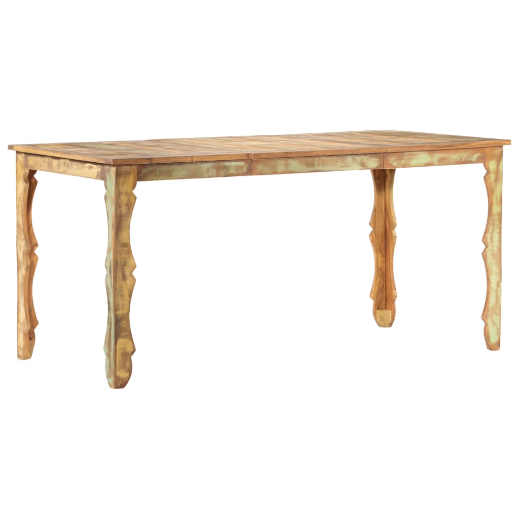 Mesa De Comedor De Madera Maciza Reciclada