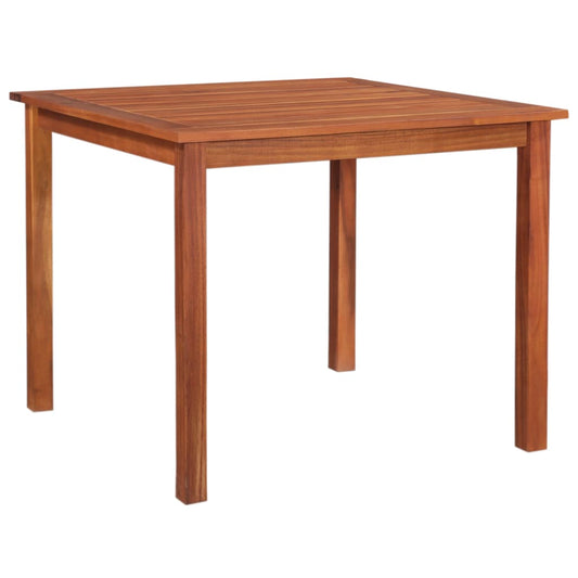 Mesa De Jardín Madera Maciza De Acacia