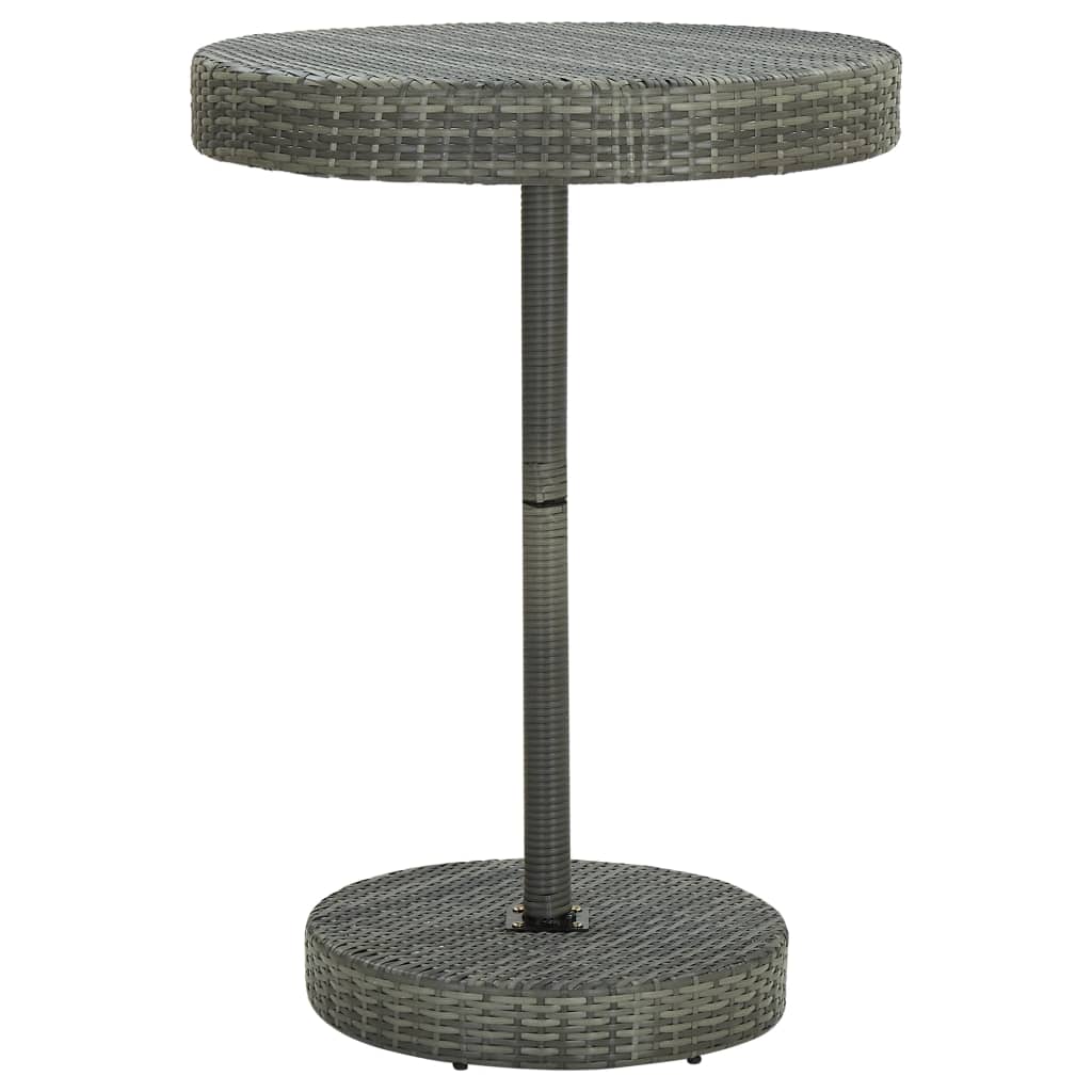 Mesa De Jardín De Ratán Sintético 75,5X106 Cm