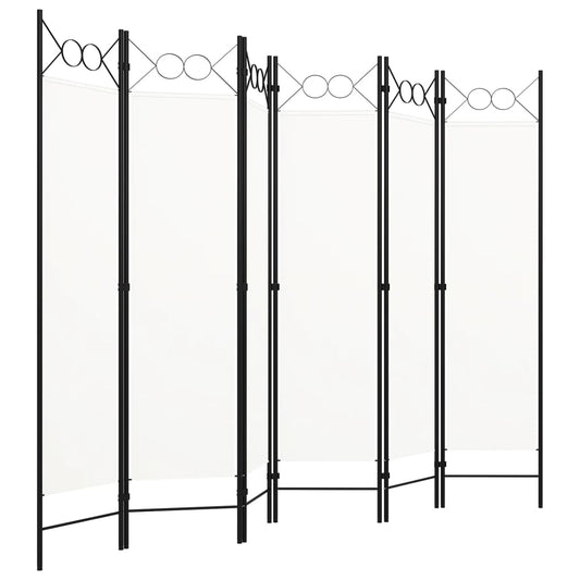 Biombo Divisor De 6 Paneles 240X180 Cm