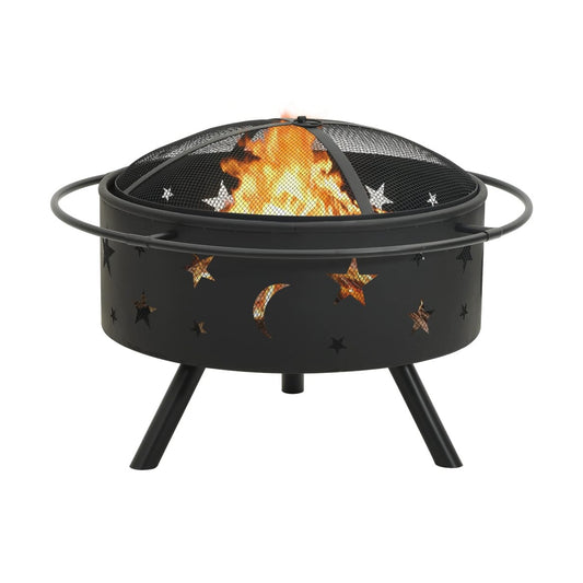 Brasero Con Atizador Acero Xxl 76 Cm