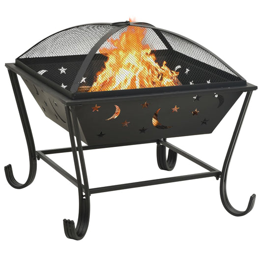 Brasero Con Atizador Acero Xxl 62 Cm