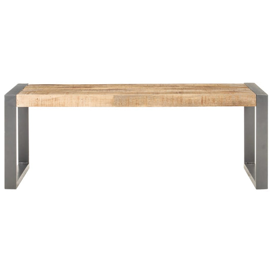 Mesa De Centro Madera De Mango Rugosa 110X60X40 Cm