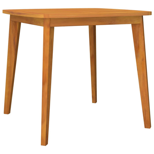 Mesa De Jardín Madera Maciza De Acacia
