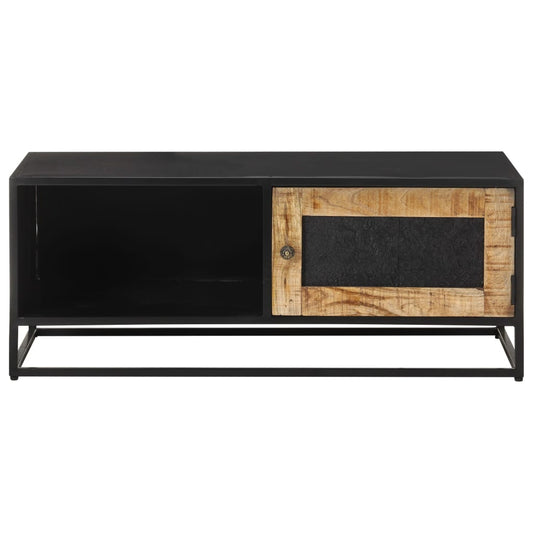 Mesa De Centro Madera De Mango Rugosa 90X50X35 Cm