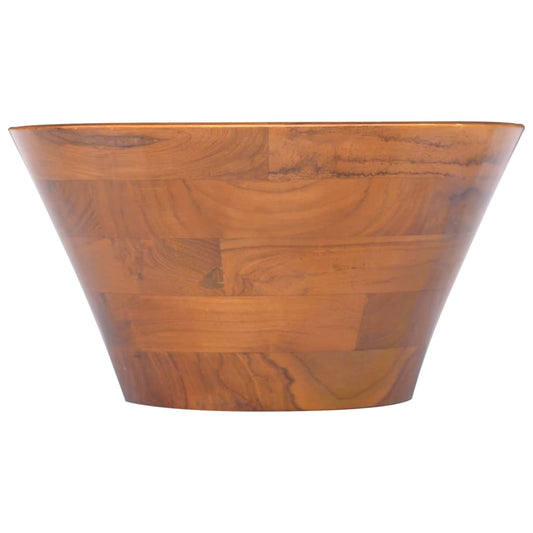 Lavabo De Madera Maciza De Teca Φ40X20 Cm