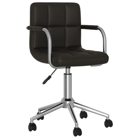 Silla De Oficina Giratoria De Cuero Sintético