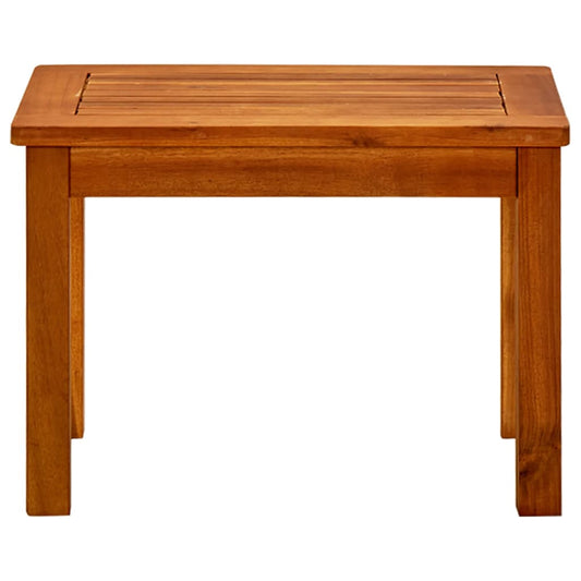 Mesa De Centro De Jardín Madera Maciza De Acacia