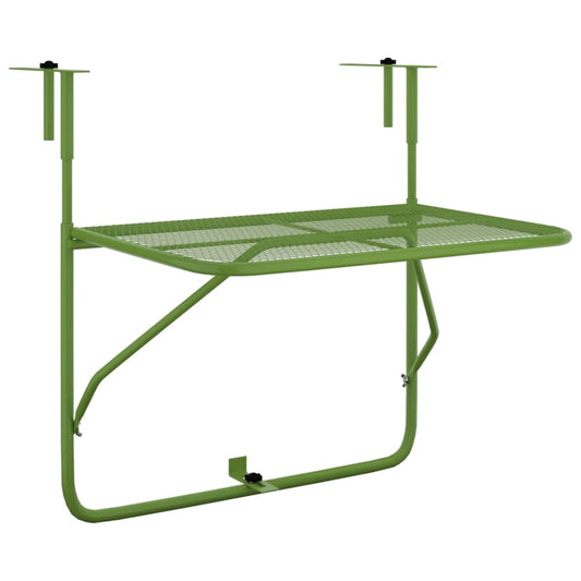 Mesa De Balcón Acero 60X40 Cm