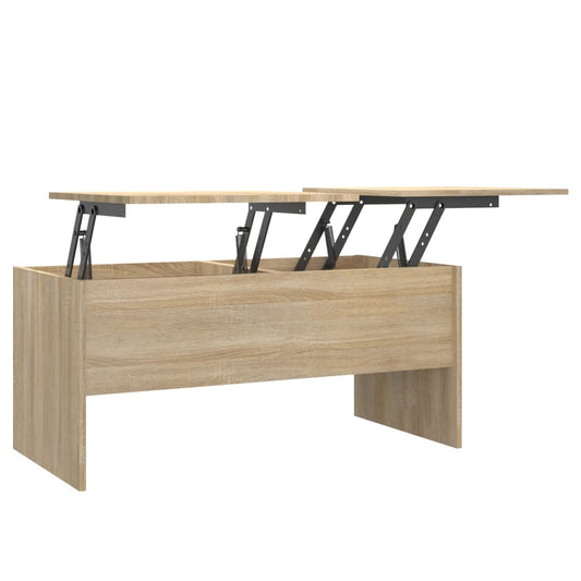 Mesa De Centro Madera Ingeniería 102X50,5X46,5 Cm