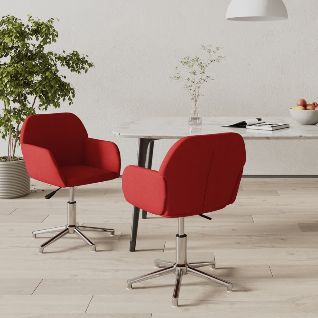 Sillas De Comedor Giratorias 2 Unidades Tela