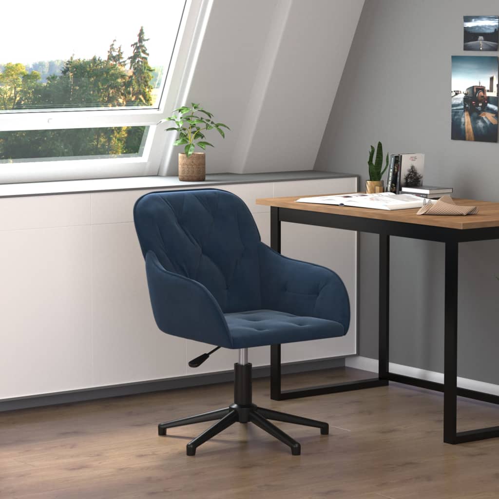 Silla De Oficina Giratoria De Terciopelo