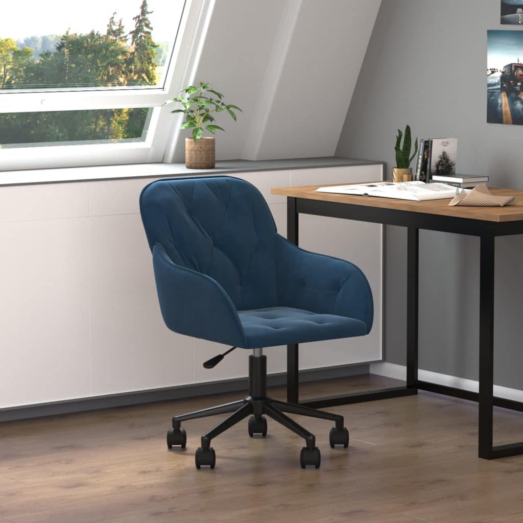 Silla De Oficina Giratoria De Terciopelo