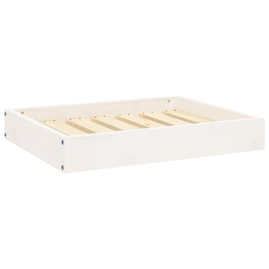 Cama Para Perros Madera Maciza De Pino 61,5X49X9 Cm