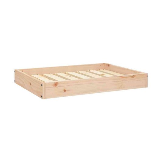 Cama Para Perros Madera Maciza De Pino 71,5X49X9 Cm