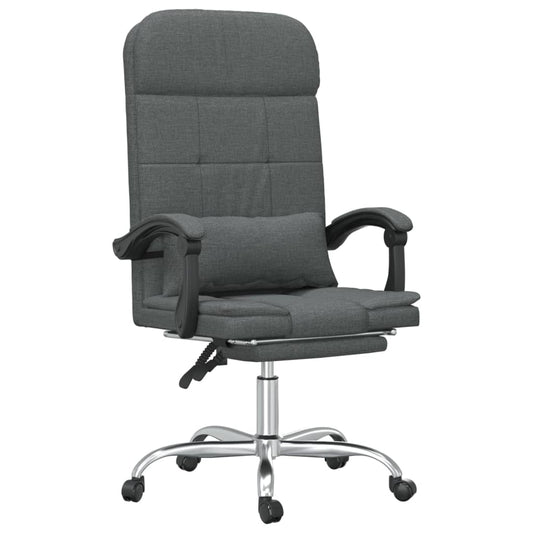 Silla De Oficina Reclinable Con Masaje De Tela