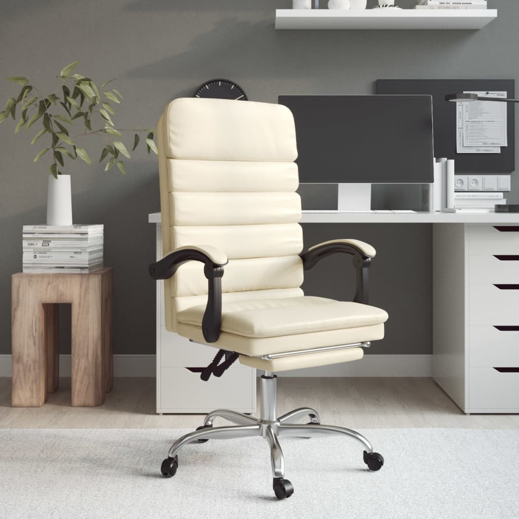 Silla De Oficina Reclinable Masaje Cuero Sintético