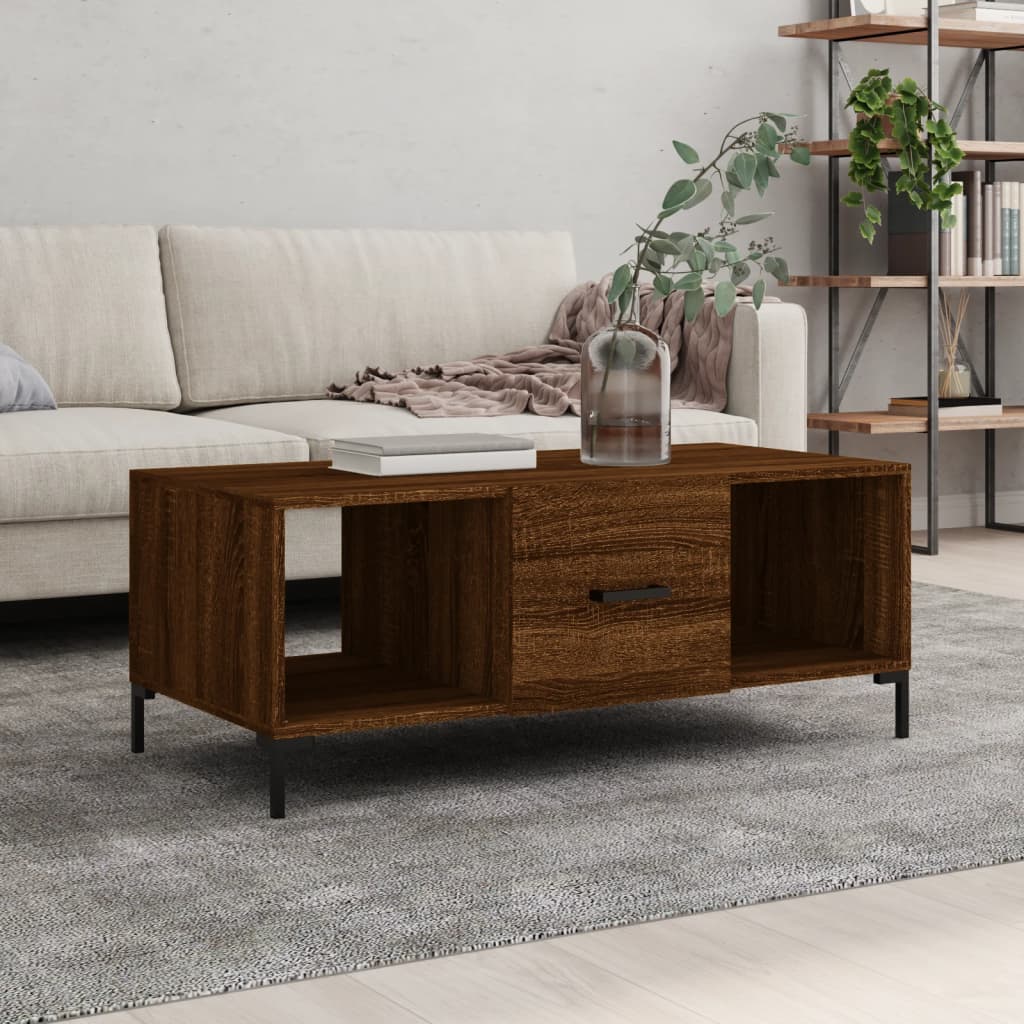 Mesa De Centro Madera Contrachapada 102X50X40 Cm