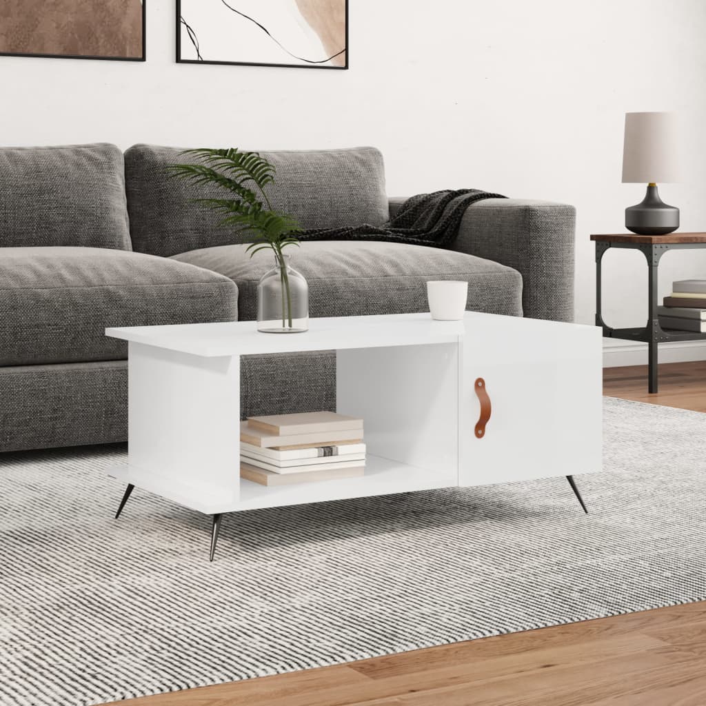 Mesa De Centro Madera Contrachapada 90X50X40 Cm