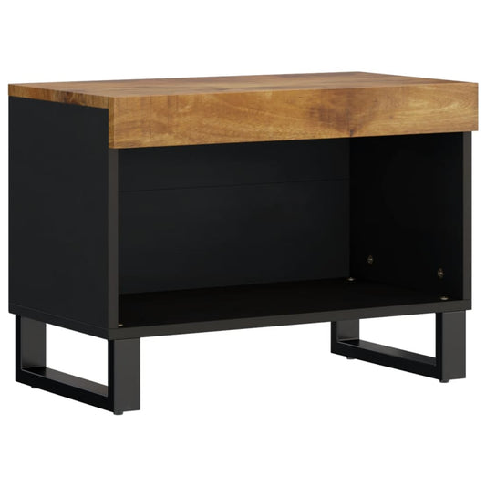 Mueble De Tv Madera Maciza De Mango 60X33X43,5 Cm