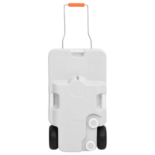Depósito De Agua Con Ruedas Para Camping Gris 30 L