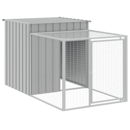 Jaula Para Gallinas Con Corral, , , Acero Galvanizado