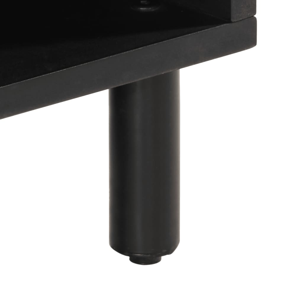 Mesa De Centro De Madera Maciza De Mango 80X50X40 Cm