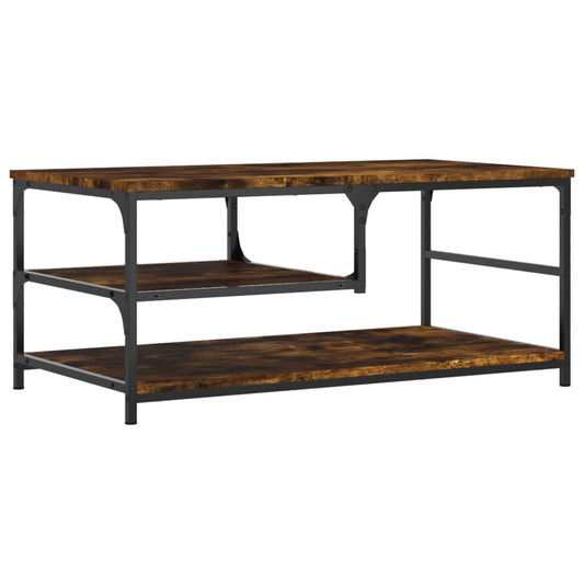 Mesa De Centro Madera De Ingeniería 90X49X40 Cm