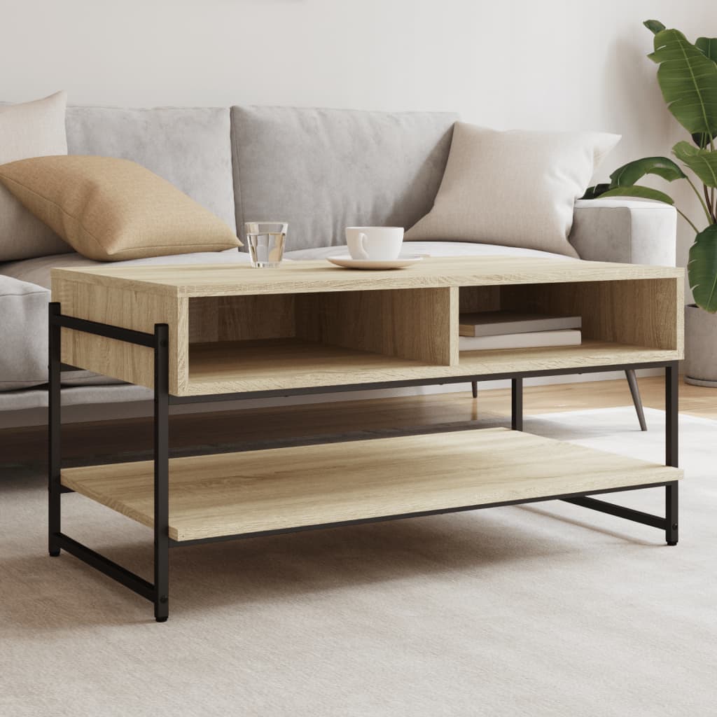 Mesa De Centro Madera Contrachapada 90X50X45 Cm