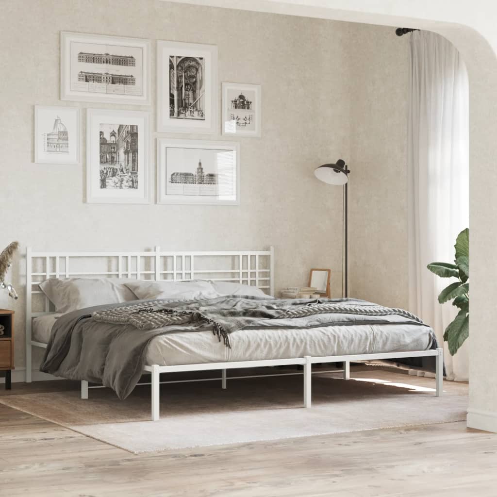Estructura Cama Sin Colchón Con Estribo Metal