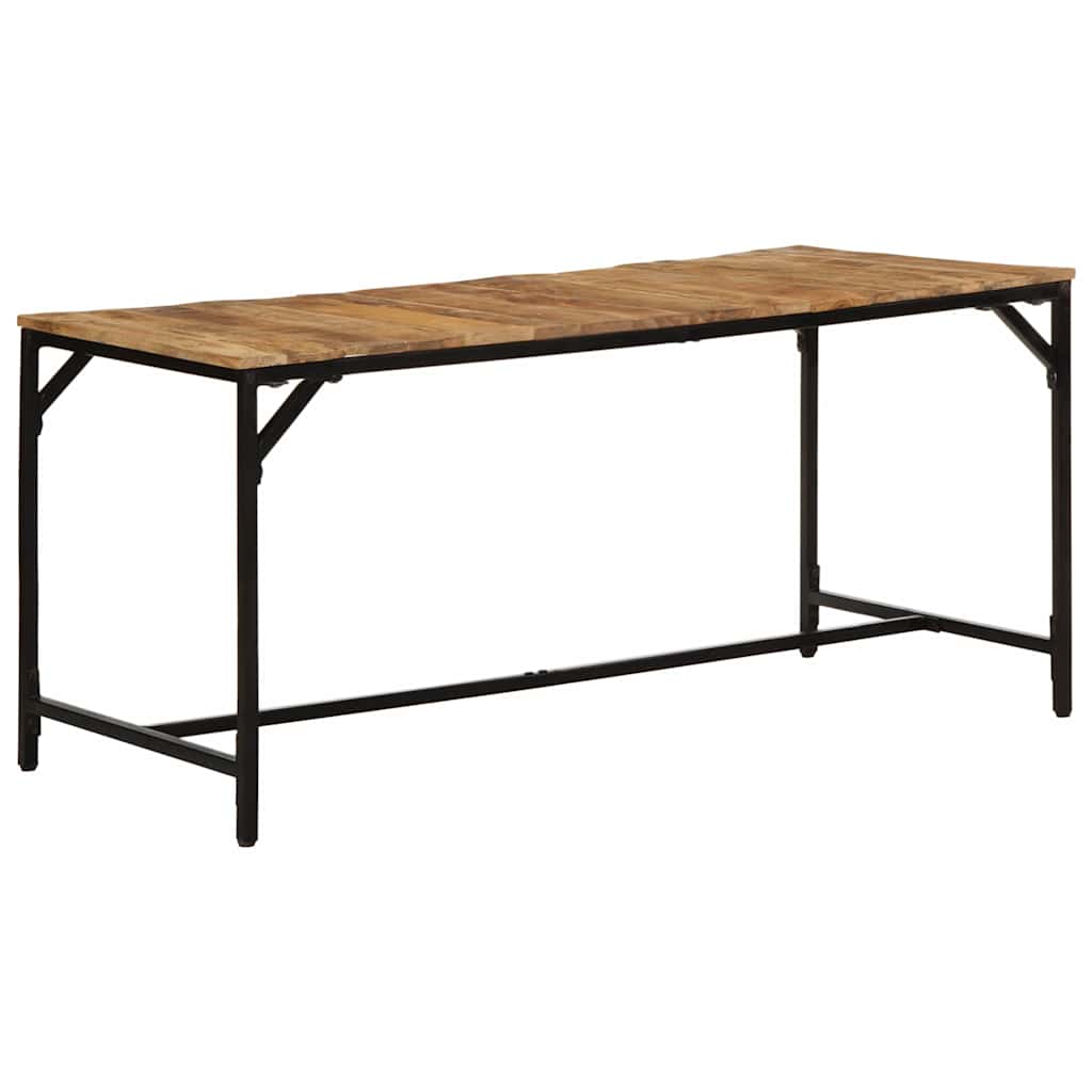 Mesa De Comedor Madera Maciza De Mango Rugosa