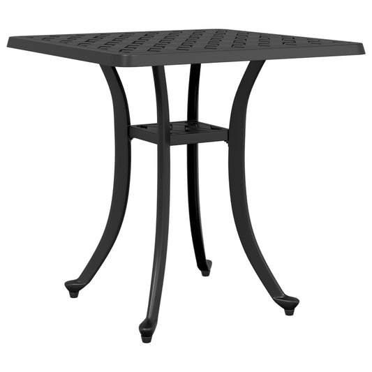 Mesa De Jardín Aluminio Fundido 80X80X75 Cm