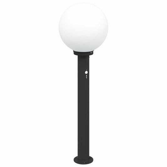 Baliza Luminosa Con Sensor De 80 Cm, Color Negro, Ip44
