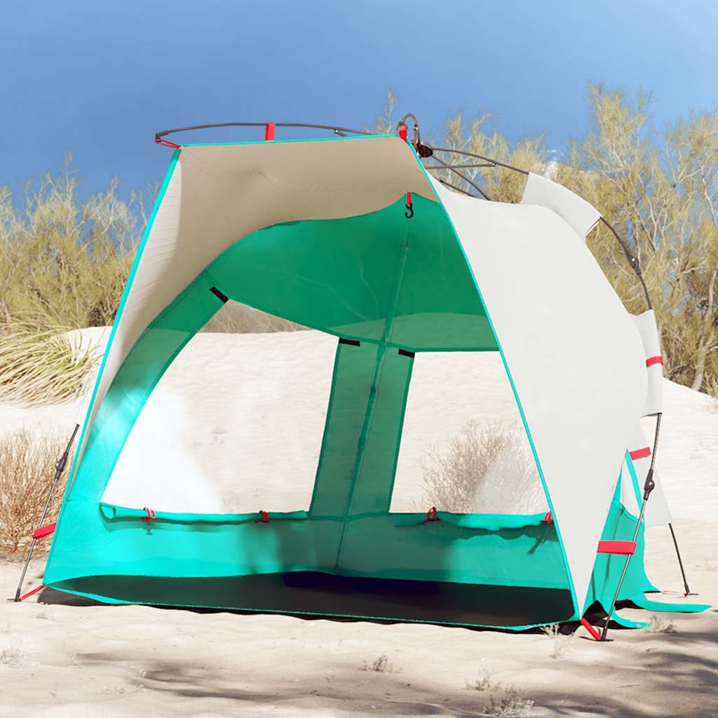Tienda De Playa 2 Personas Impermeable Apertura Rápida