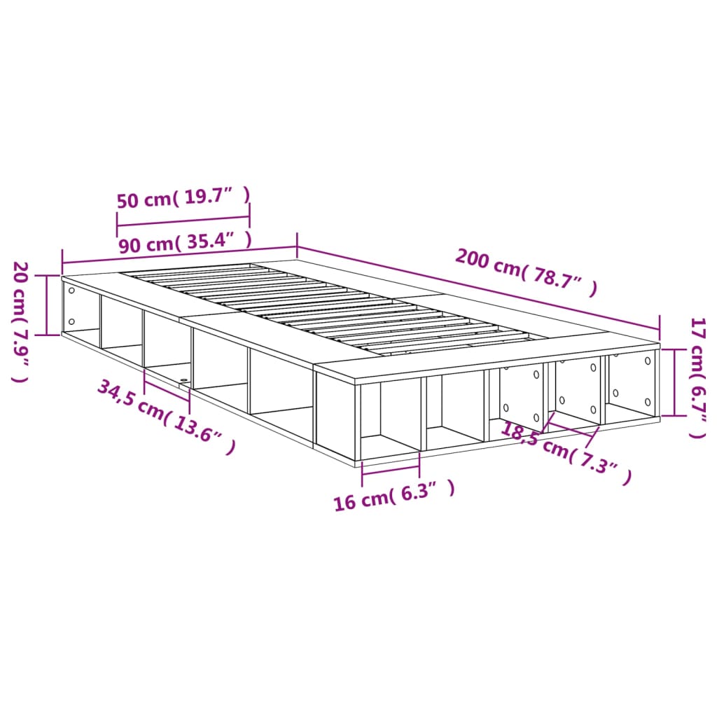 Estructura De Cama Madera De Ingeniería