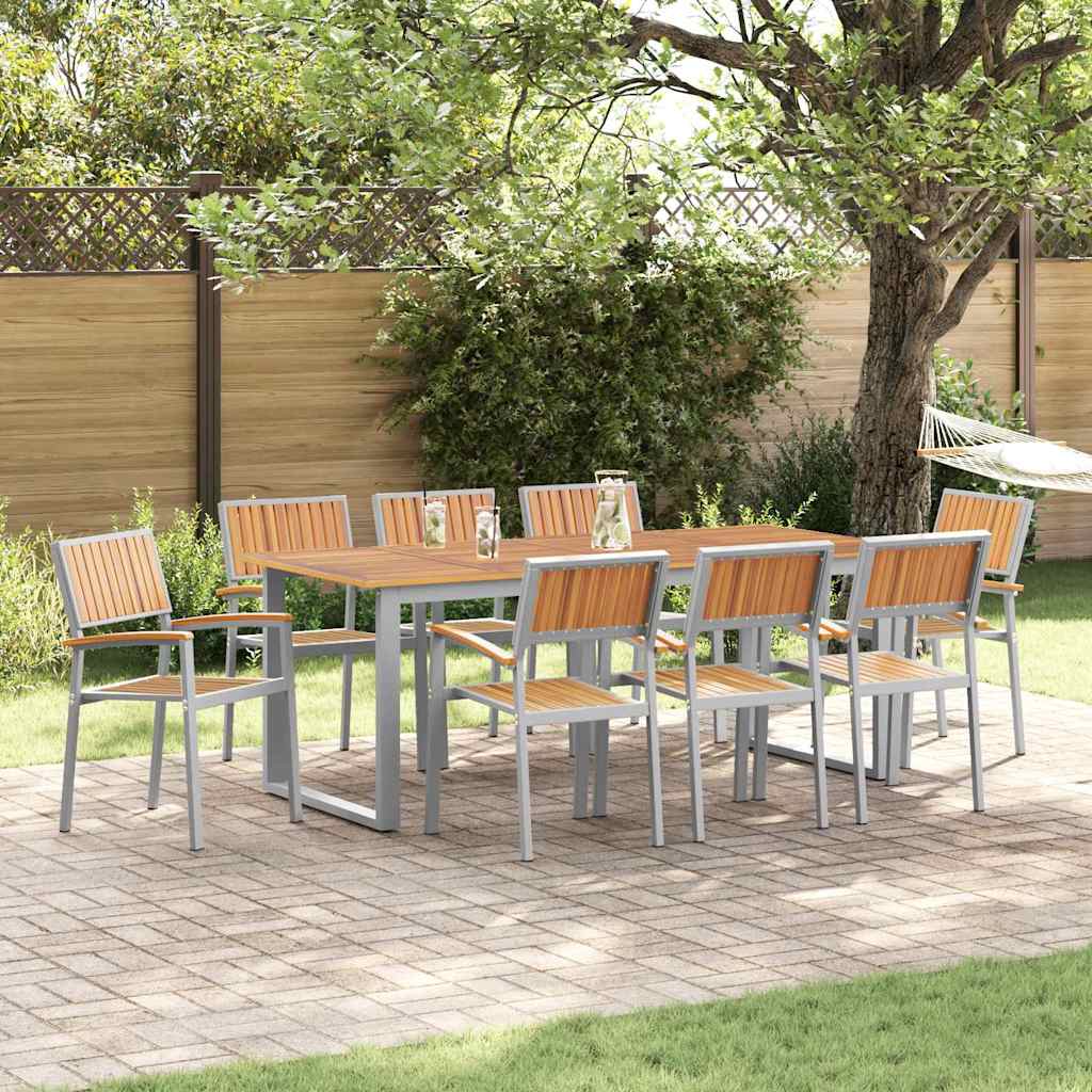 Conjunto De Comedor De Jardín 7 Pcs
