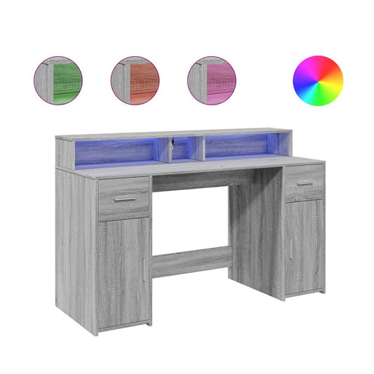 Escritorio Con Led Madera Ingeniería