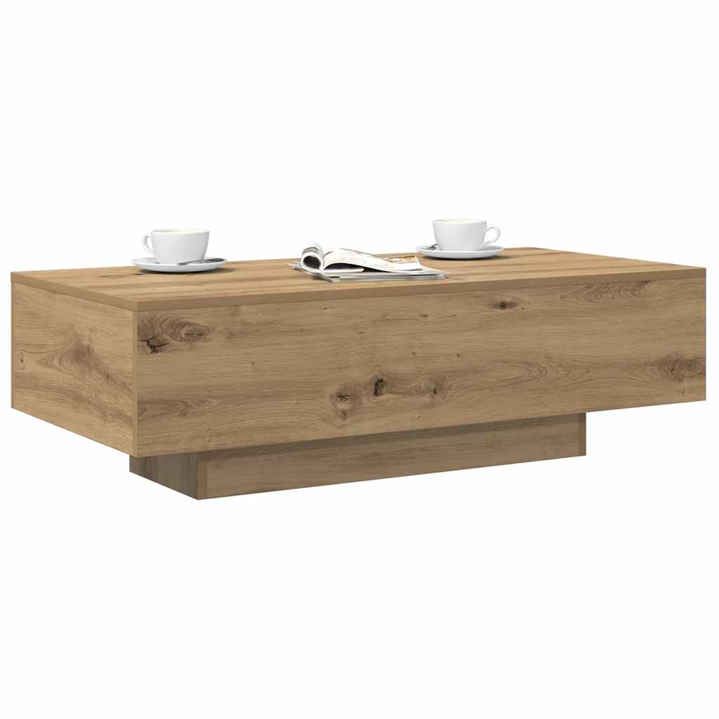 Mesa De Centro Madera De Ingeniería 100X49,5X31 Cm