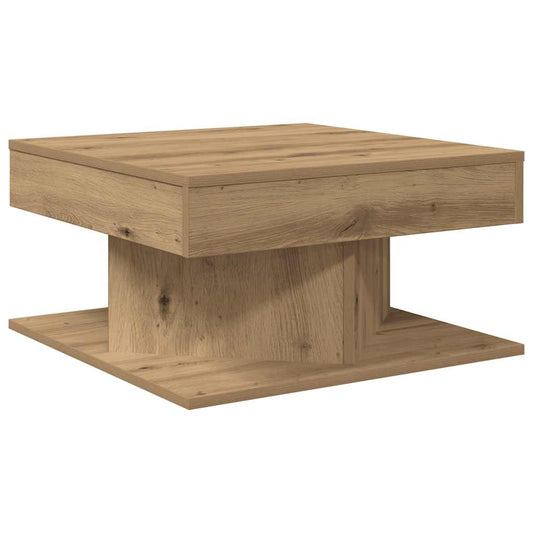 Mesa De Centro Madera Ingeniería 55X55X30 Cm